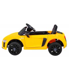 Voiture électrique 12v AudiR8 Spyder Jaune - Pack Luxe