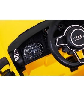 Voiture électrique 12v AudiR8 Spyder Jaune - Pack Luxe