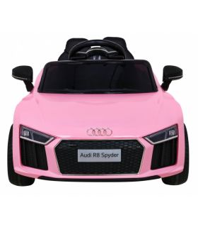 Voiture électrique 12V Audi R8 Spyder Rose - Pack Luxe