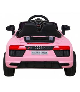 Voiture électrique 12V Audi R8 Spyder Rose - Pack Luxe