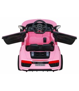 Voiture électrique 12V Audi R8 Spyder Rose - Pack Luxe