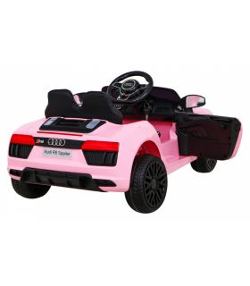 Voiture électrique 12V Audi R8 Spyder Rose - Pack Luxe