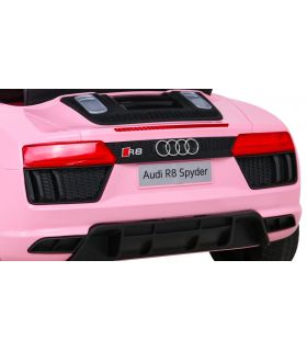 Voiture électrique 12V Audi R8 Spyder Rose - Pack Luxe
