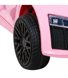 Voiture électrique 12V Audi R8 Spyder Rose - Pack Luxe