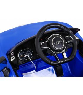 Voiture électrique 12V Audi R8 Spyder Bleu - Pack Luxe