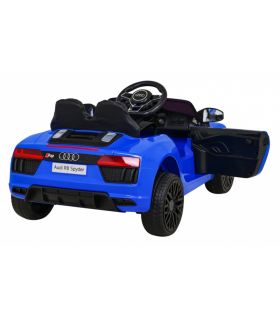 Voiture électrique 12V Audi R8 Spyder Bleu - Pack Luxe