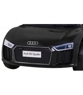 Voiture électrique 12V Audi R8 Spyder Noire - Pack Luxe
