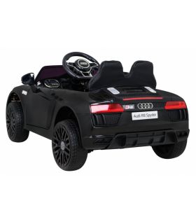 Voiture électrique 12V Audi R8 Spyder Noire - Pack Luxe