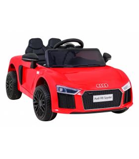Voiture électrique 12v AudiR8 Spyder Rouge - Pack Luxe