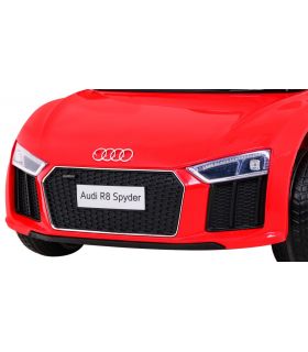 Voiture électrique 12v AudiR8 Spyder Rouge - Pack Luxe