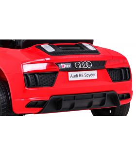 Voiture électrique 12v AudiR8 Spyder Rouge - Pack Luxe