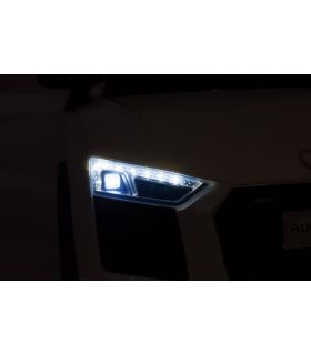 Voiture électrique 12V AudiR8 Spyder Blanche - Pack Luxe