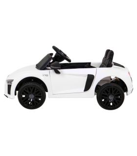 Voiture électrique 12V AudiR8 Spyder Blanche - Pack Luxe