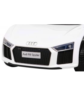 Voiture électrique 12V AudiR8 Spyder Blanche - Pack Luxe