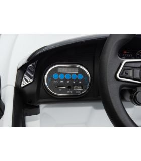 Voiture électrique 12V AudiR8 Spyder Blanche - Pack Luxe