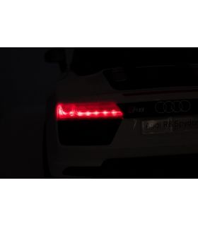 Voiture électrique 12V AudiR8 Spyder Blanche - Pack Luxe