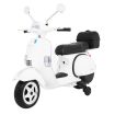 Scooter electrique 12V VESPA Blanc - Pack Luxe