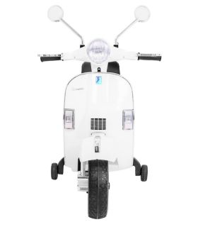 Scooter electrique enfant VESPA Blanc - Pack Luxe