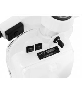 Scooter electrique enfant VESPA Blanc - Pack Luxe