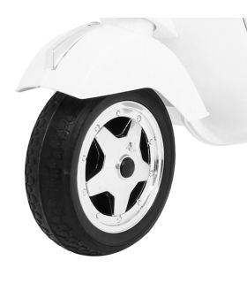 Scooter electrique enfant VESPA Blanc - Pack Luxe