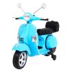 Scooter electrique 12V VESPA Bleu - Pack Luxe