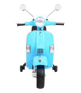Scooter electrique 12V VESPA Bleu - Pack Luxe