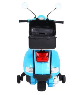 Scooter electrique 12V VESPA Bleu - Pack Luxe