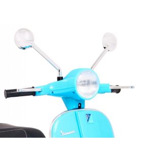 Scooter electrique 12V VESPA Bleu - Pack Luxe