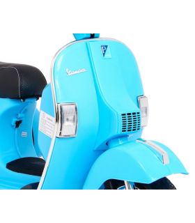 Scooter electrique 12V VESPA Bleu - Pack Luxe