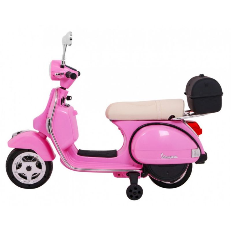 Moto VESPA officiel 12v électrique pour enfants licence Piaggio: Rose