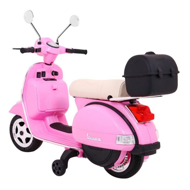 Moto VESPA officiel 12v électrique pour enfants licence Piaggio: Rose