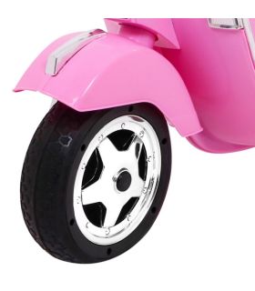 Scooter electrique 12V VESPA Rose - Pack Luxe