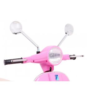 Scooter electrique 12V VESPA Rose - Pack Luxe