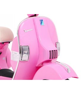Scooter electrique 12V VESPA Rose - Pack Luxe
