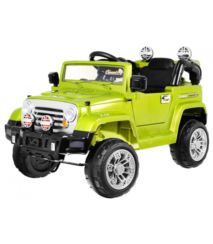 Voiture électrique enfant 12V Jeep Reback Verte