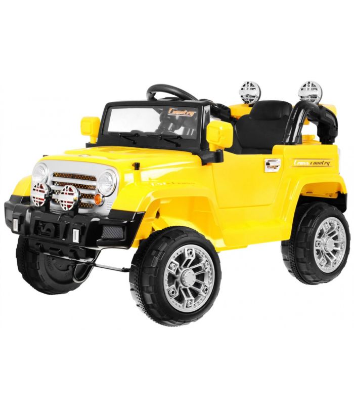 Voiture électrique 12V Jeep Reback Jaune