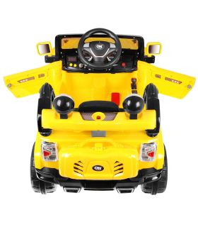 Voiture électrique 12V Jeep Reback Jaune