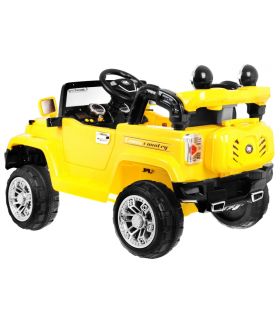 Voiture électrique 12V Jeep Reback Jaune