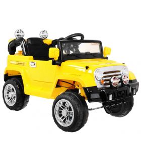 Voiture électrique 12V Jeep Reback Jaune