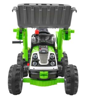 Tracteur Pelleteuse Kingdom 12 Volts Vert