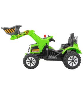 Tracteur Pelleteuse Kingdom 12 Volts Vert