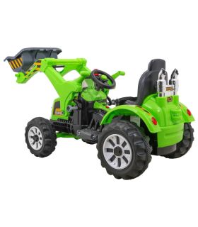 Tracteur Pelleteuse Kingdom 12 Volts Vert