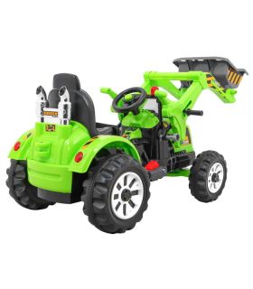 Tracteur Pelleteuse Kingdom 12 Volts Vert