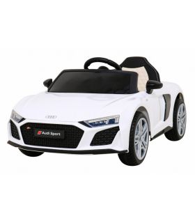 Voiture électrique 12v AudiR8 Lift Blanche - Pack Luxe