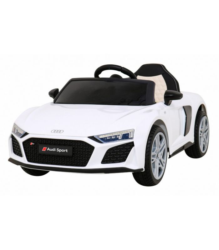 Voiture électrique 12v AudiR8 Lift Blanche - Pack Luxe