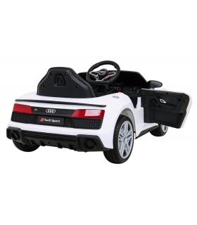 Voiture électrique 12v AudiR8 Lift Blanche - Pack Luxe