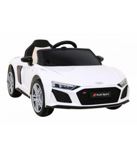Voiture électrique 12v AudiR8 Lift Blanche - Pack Luxe