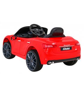 Maserati Ghibli Rouge électrique pour enfant, supercar électrique pour enfant - Pack Luxe