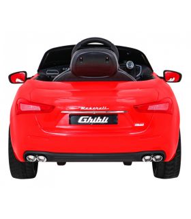 Maserati Ghibli Rouge électrique pour enfant, supercar électrique pour enfant - Pack Luxe