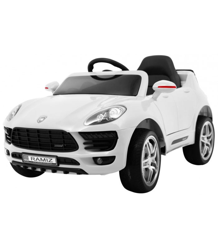 Voiture électrique 12V Style Cayenne S Blanche - Pack Evo